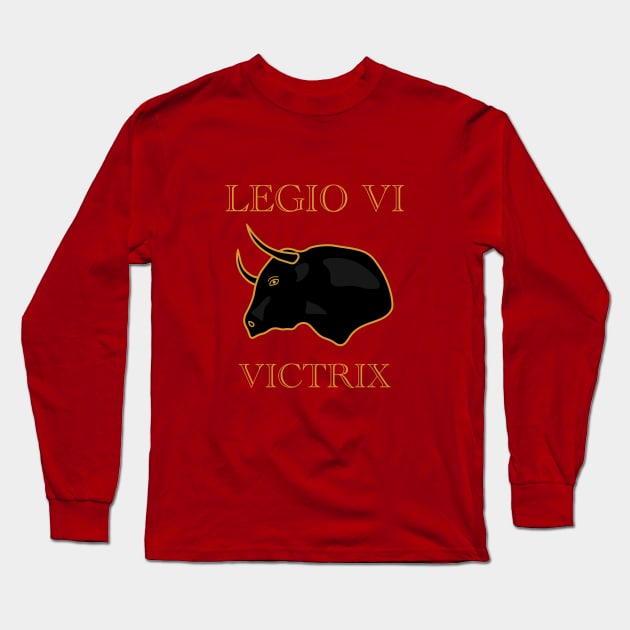 The Victorious Sixth Legion Long Sleeve T-Shirt by Wayne Brant Images